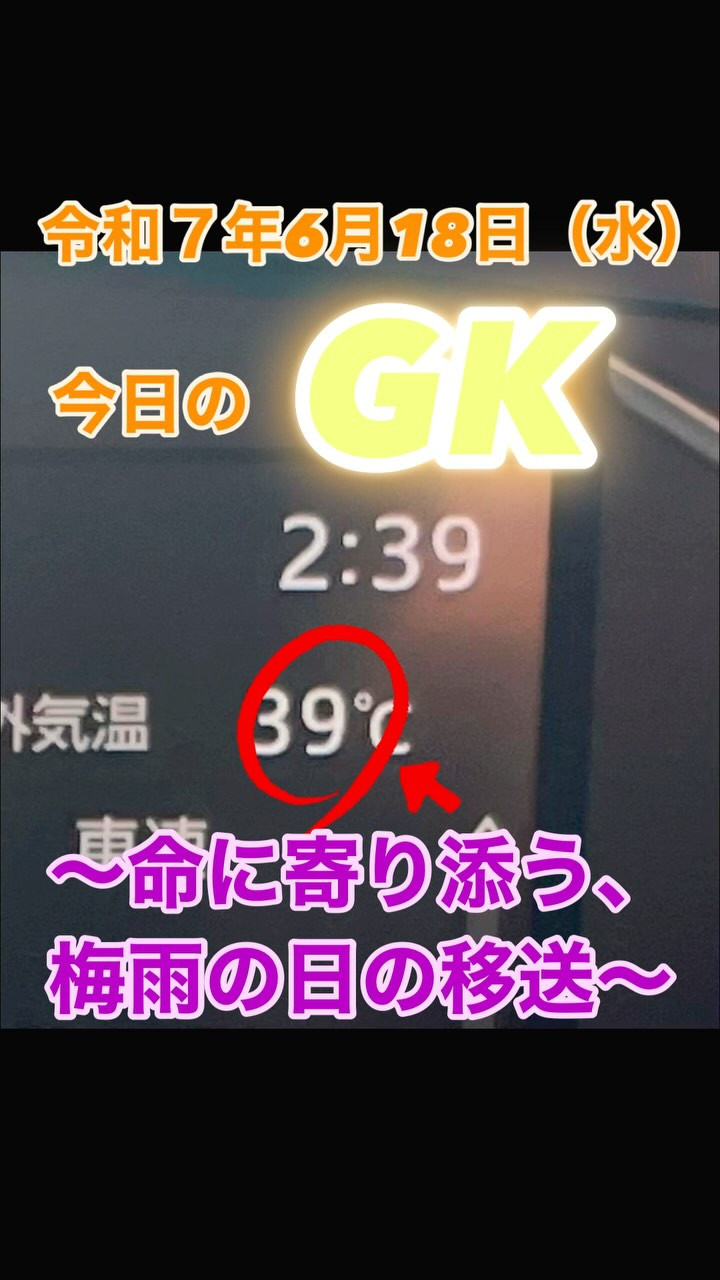 【今日のGK】